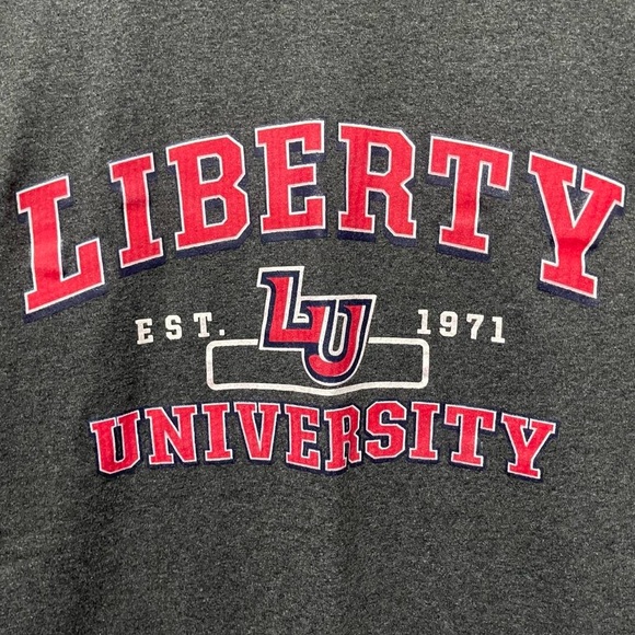 liberty University Eagles college collegiate sports long sleeve crewneck Shirt - Picture 2 of 5